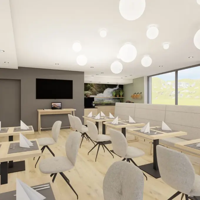 Rendering Frühstücksraum