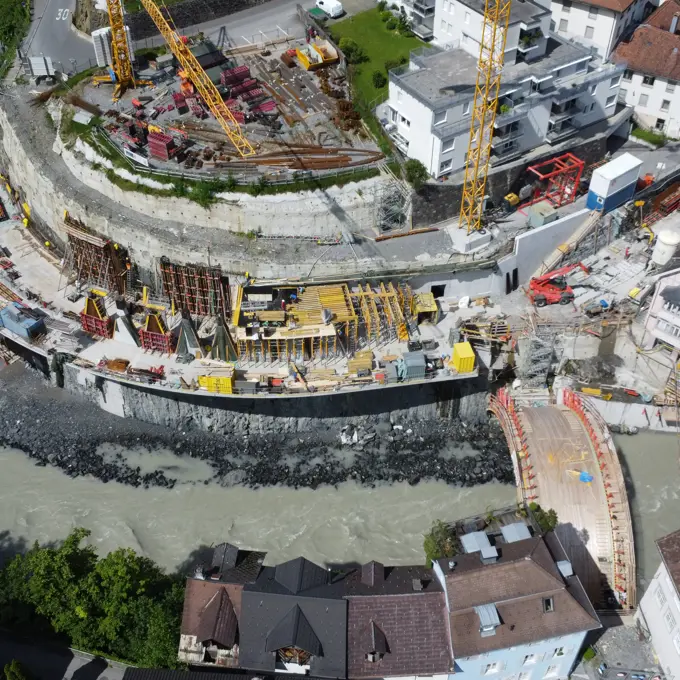 Projekt Hochwasserschutz Kapfschlucht 1