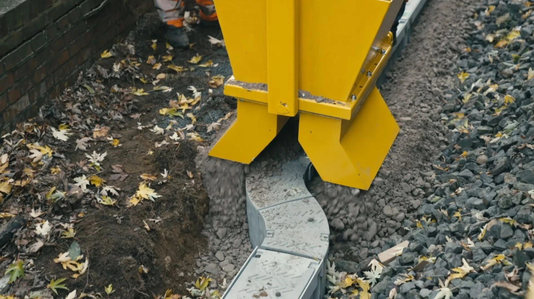 Kabeltiefbau Kabeltrogverlegung
