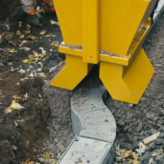 Kabeltiefbau Kabeltrogverlegung