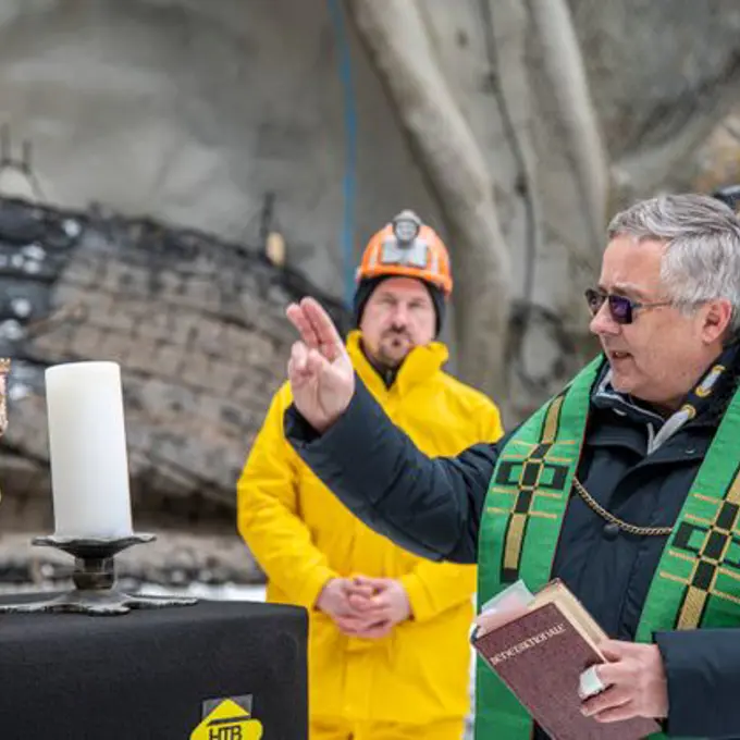 Segnung Durch Pfarrer