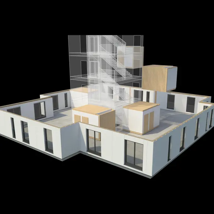 B Box Im Gebäude ( C) B Solution