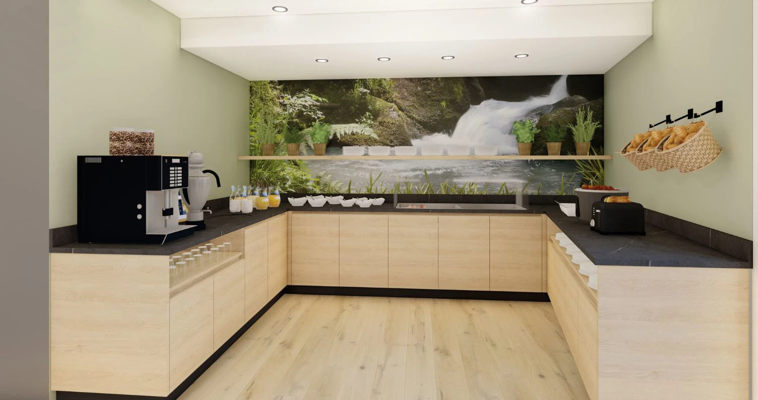 Rendering Frühstücksbuffet